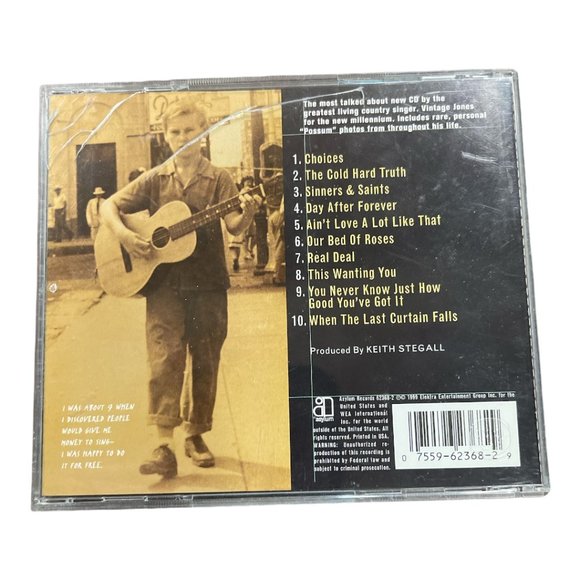Cold Hard Truth by George Jones (CD, 1999) Contemporary Country - Picture 3 of 4